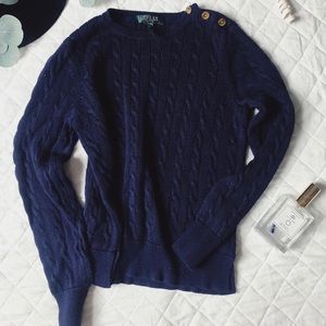 Ralph Lauren navy blue sweater